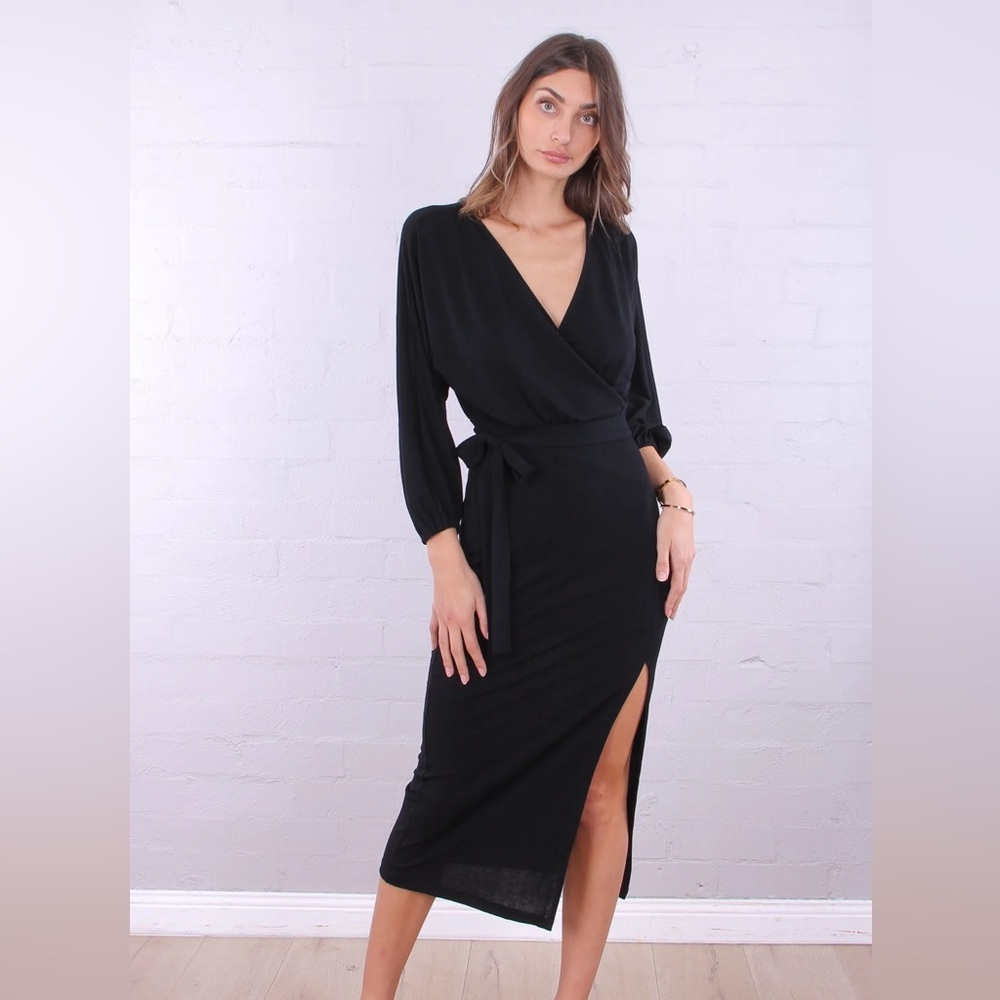 White Valentine Black Dress
